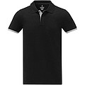 Morgan short sleeve mens duotone polo