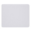 Mousepad with a non-slip base, white