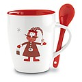 Mug with spoon 250ml