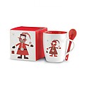 Mug with spoon 250ml