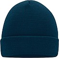 MUIRO winter knitted hat, dark blue