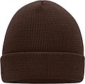 MUIRO winter knitted hat, dark brown