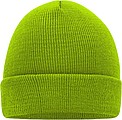 MUIRO winter knitted hat, light green