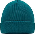 MUIRO winter knitted hat, teal