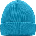 MUIRO winter knitted hat, turquise
