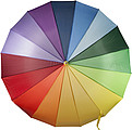 Multi coloured umbrella.Various