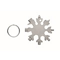Multi-tool 17-in-1 stainless steel snowflake shaped