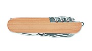 Multi tool pocket knife bamboo