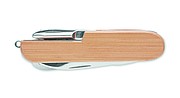 Multi tool pocket knife bamboo