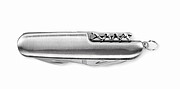 Multi tool pocket knife, silver