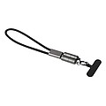 Multifunctional charging and data transfer cable, black|grey