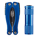 Multitool and torch set, blue