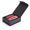 Multitool and torch set, red