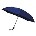 MUNCH folding manual umbrella with black construction, dark blue