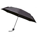 MUNCH folding manual umbrella with black construction, dark grey
