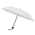 MUNCH folding manual umbrella with black construction, white