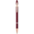 Nanna ballpoint pen with rose gold finish (blue ink), burgundy