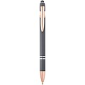 Nanna ballpoint pen with rose gold finish (blue ink), twilight grey