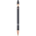 Nanna ballpoint pen with rose gold finish (blue ink), twilight grey
