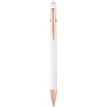 Nanna ballpoint pen with rose gold finish (blue ink), white