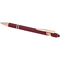 Nanna ballpoint pen with rose gold finish, burgundy