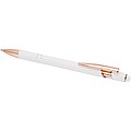Nanna ballpoint pen with rose gold finish, white