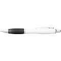 Nash ballpoint pen white barrel and coloured grip