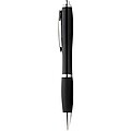 Nash ballpoint pen with coloured barrel and grip
