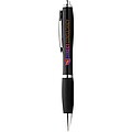 Nash ballpoint pen with coloured barrel and grip