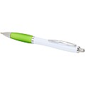 Nash recycled plastic ballpoint pen (blue ink), lime green