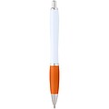 Nash recycled plastic ballpoint pen (blue ink), orange