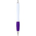 Nash recycled plastic ballpoint pen (blue ink), purple