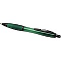 Nash recycled plastic ballpoint pen with black trims, green