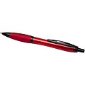 Nash recycled plastic ballpoint pen with black trims, red