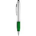 Nash stylus ballpoint pen, silver,green