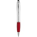 Nash stylus ballpoint pen, silver,red