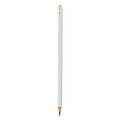 Natural pencil with eraser, white