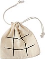 Natural wooden tic-tac-toe game Waltraud
