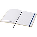 Nelida A5 recycled cardboard hard cover notebook, ocean blue
