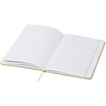 Nelida A5 recycled cardboard hard cover notebook, white