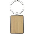 Neta bamboo rectangular keychain