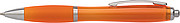 Newport ballpen with blue ink.Orange