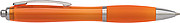 Newport ballpen with blue ink.Orange