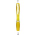 Newport ballpen with blue ink.Yellow