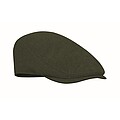 Newsboy flat cap 335 gr/m2, dark green