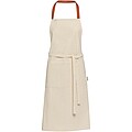 Nia 200 g/m2 recycled cotton apron, brick