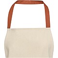 Nia 200 g/m2 recycled cotton apron, brick