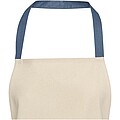 Nia 200 g/m2 recycled cotton apron, ice blue