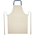 Nia 200 g/m2 recycled cotton apron, ice blue