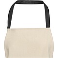 Nia 200 g/m2 recycled cotton apron, solid black
